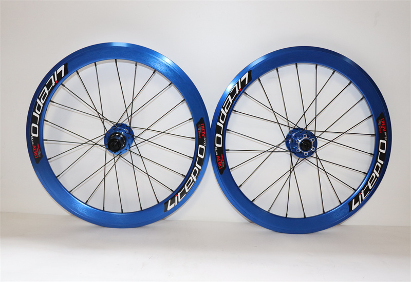 Litepro 451 碟刹大刀 24孔 蓝色花鼓
